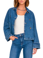 Giubbotto Only April Medium blue in jeans 15347089 /Medium Blue Denim ONLY 