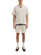 Camicia Jack & Jones Panna Coba a righe 12271060 /Antique White JACK & JONES 