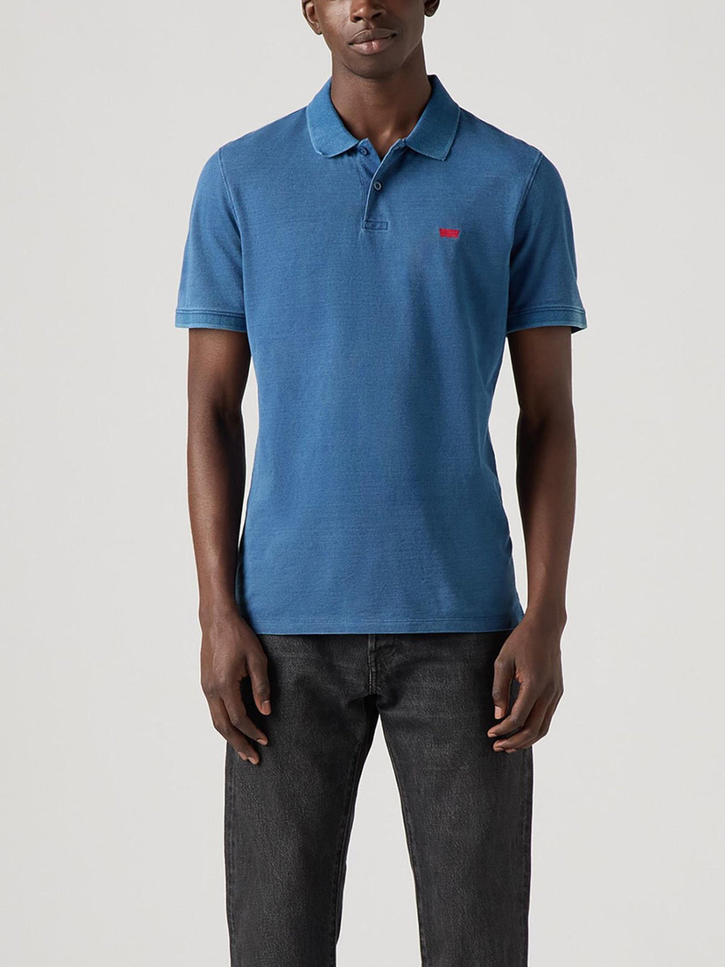 Polo Levi's® New Housemark Avio logo ricamato A484200 70 LEVI'S® 