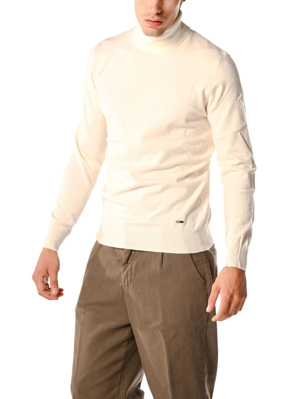 Maglia Gianni Lupo Panna dolcevita GL33500 PANNA GIANNI LUPO 