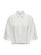 Camicia Only Bianco Astrid cropped 15307870 /Cloud Dancer ONLY 