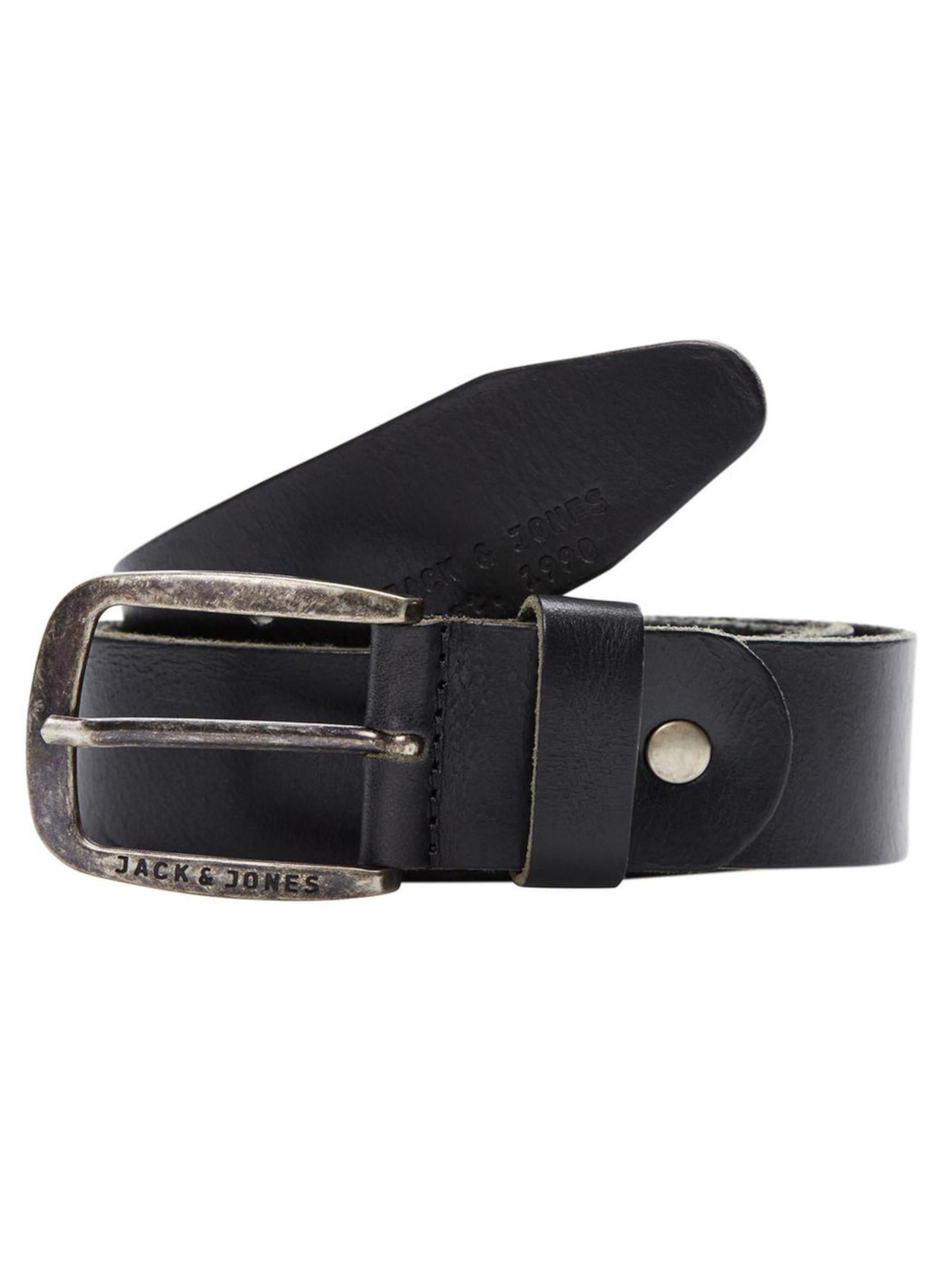 Cintura Jack & Jones Nera Paul in pelle 12111286 /Black JACK & JONES 
