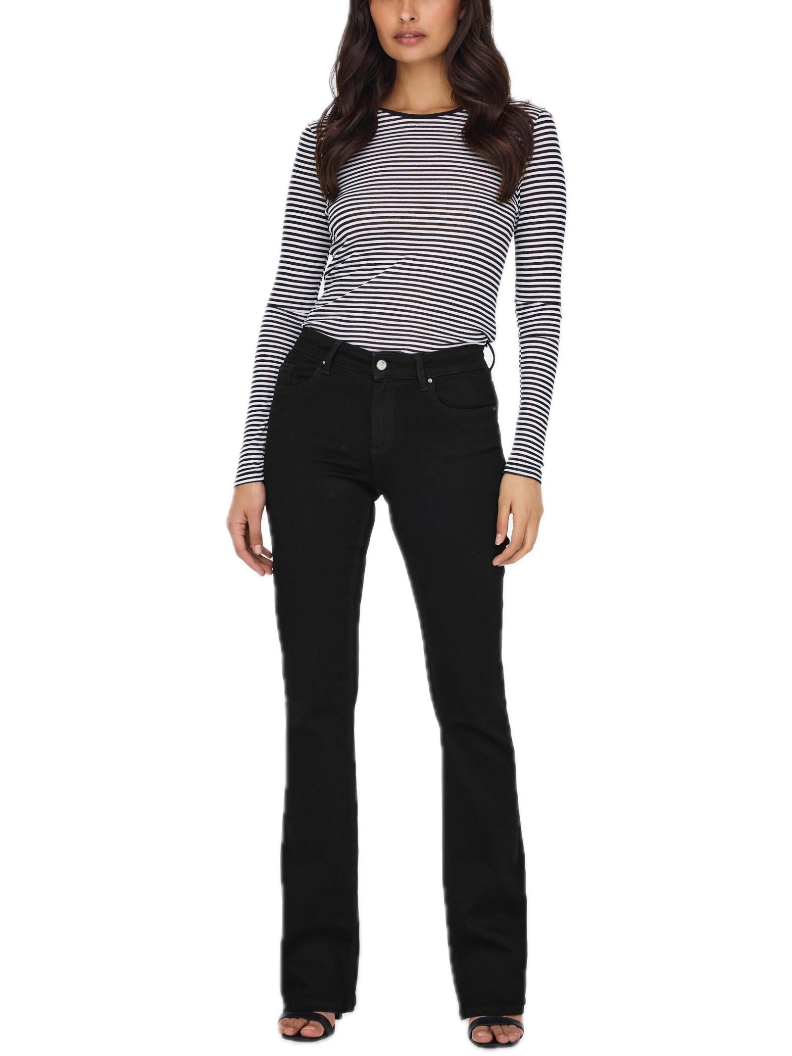 Jeans Only Black Denim Flared 15324908 /Black Denim ONLY 