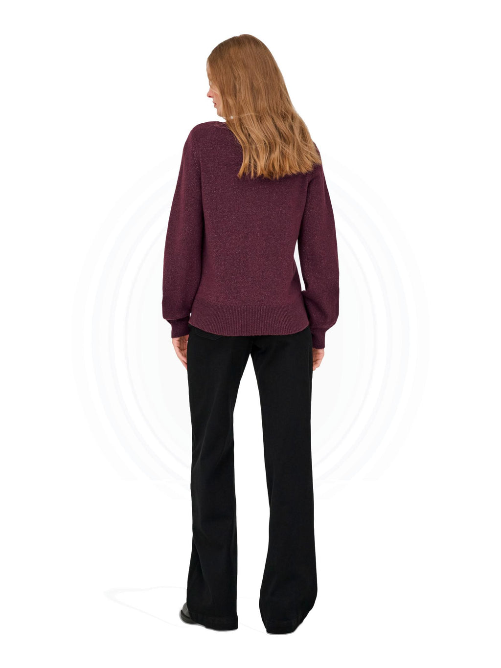 Maglia Jacqueline De Yong Rue Vinaccia glitter 15330648 /Fudge JDY 