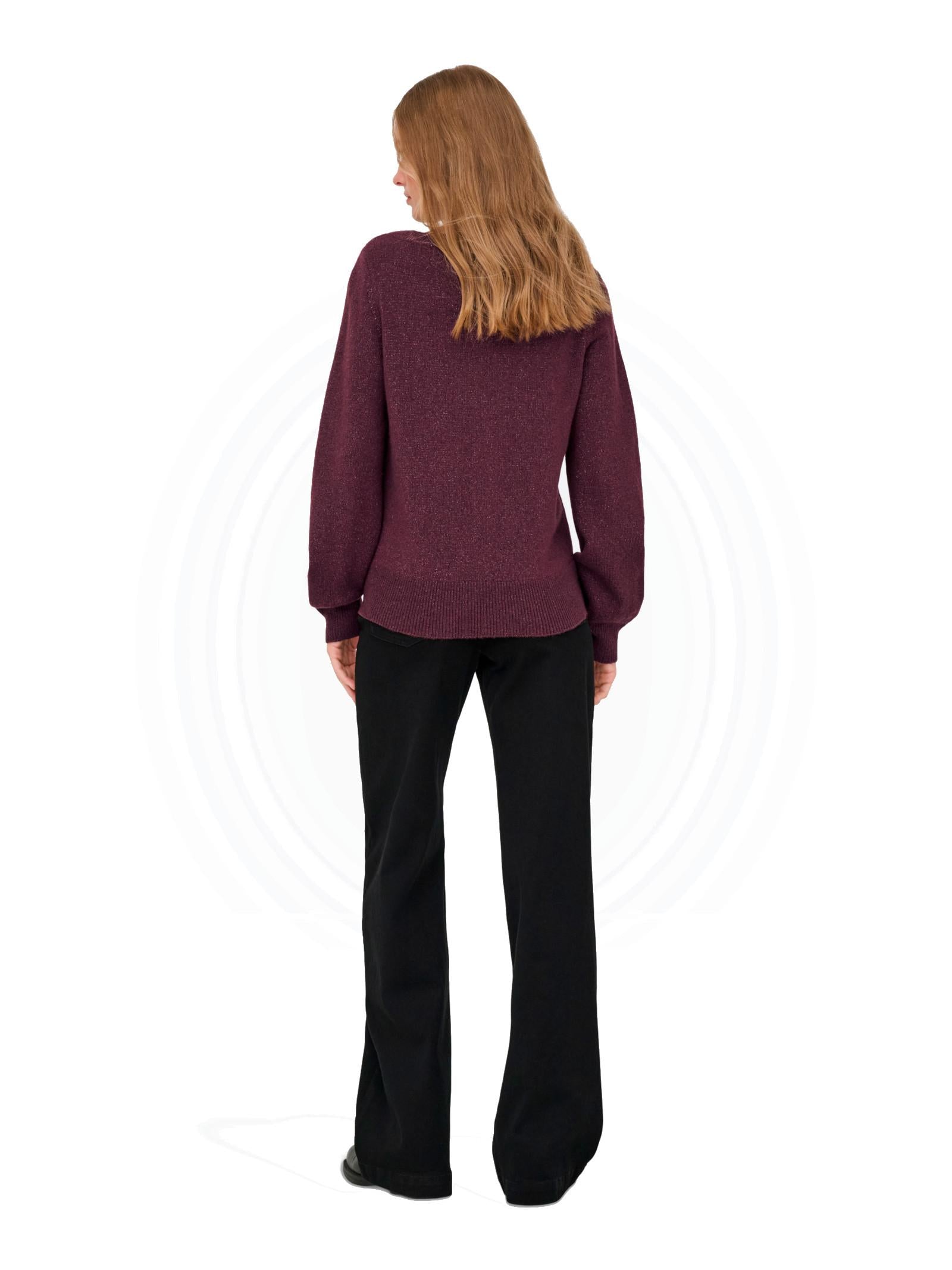 Maglia Jacqueline De Yong Rue Vinaccia glitter 15330648 /Fudge JDY 