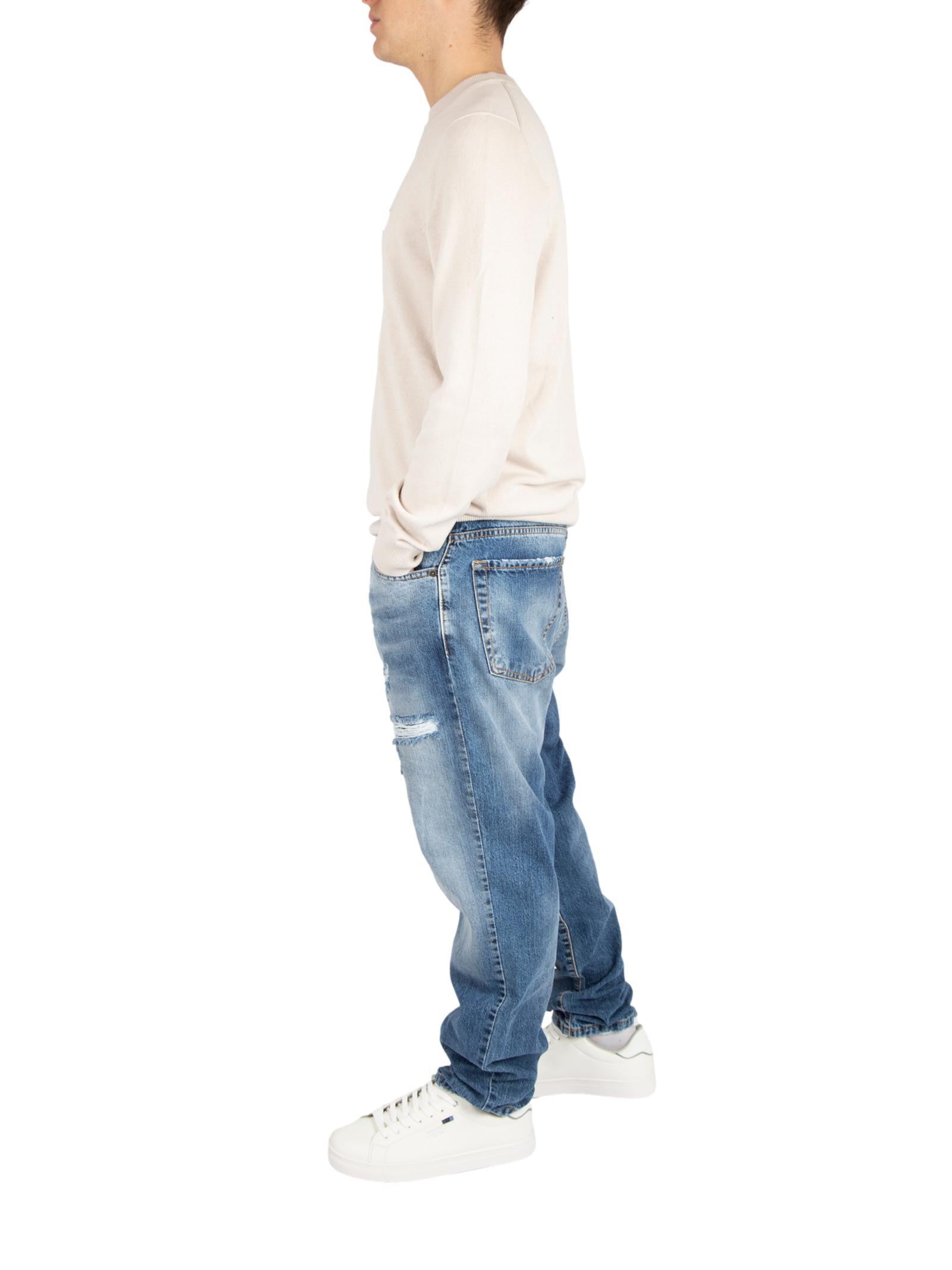 Jeans Klixs Medium Blue Denim Kevin strappi 1170UA MEDIUM BLUE DENIM KLIXS 