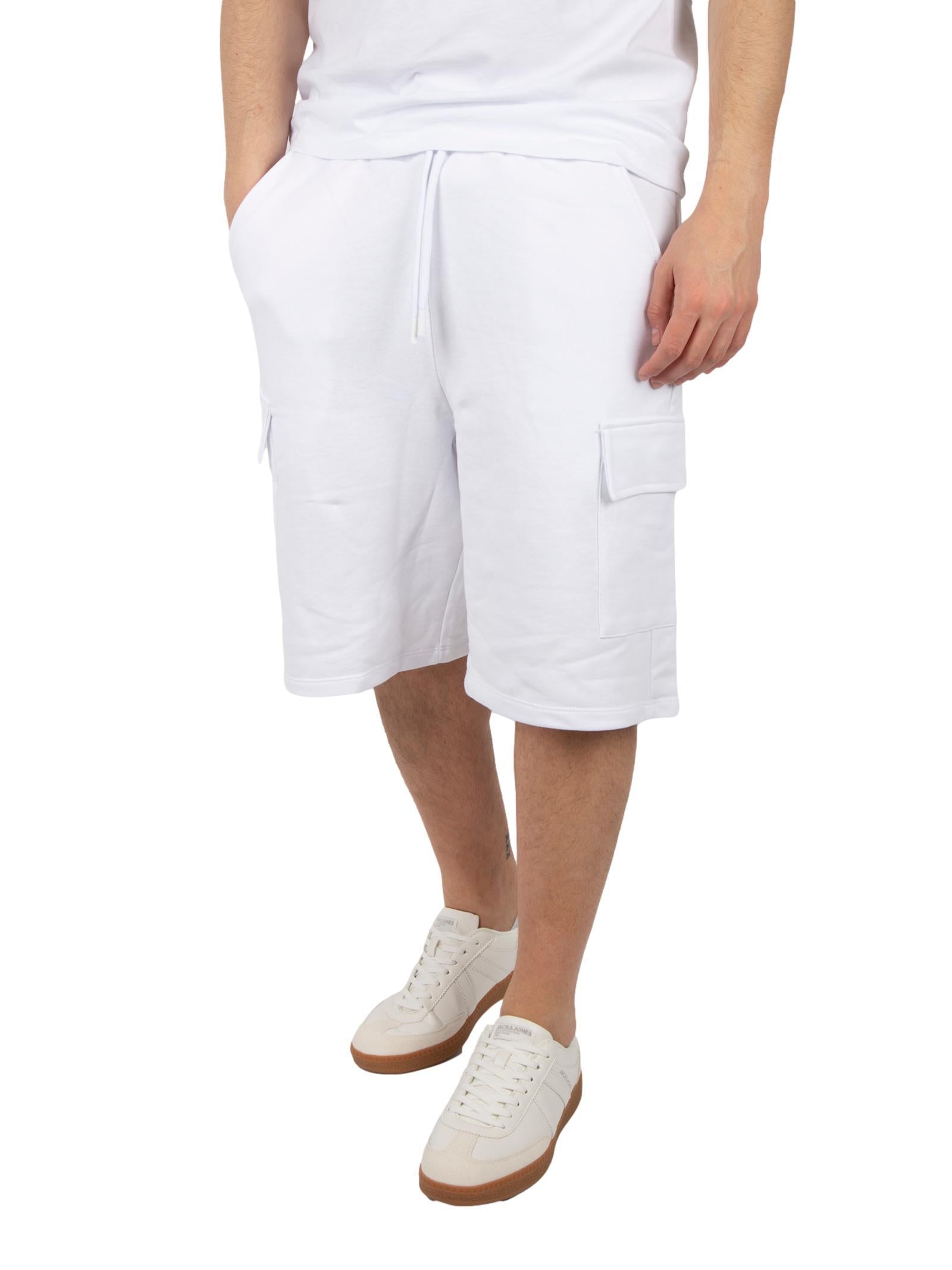 Bermuda Superculture cargo Bianco in felpa KAY BIANCO SUPERCULTURE 