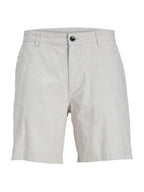 Bermuda Jack & Jones Stace Sabbia in lino 12248627 /Crockery JACK & JONES 