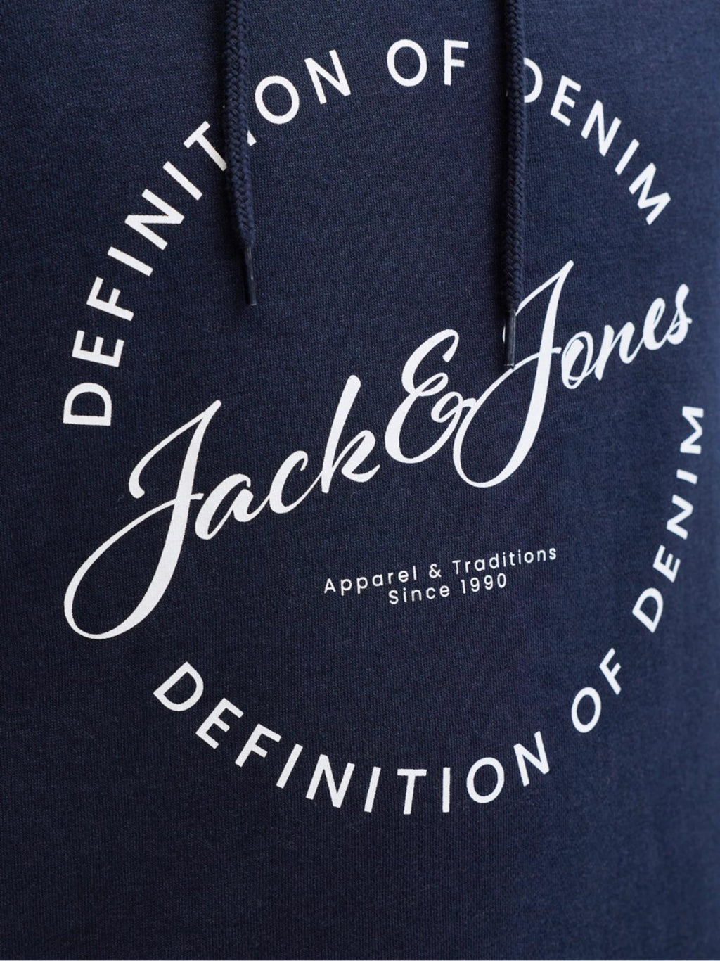 Felpa Jack & Jones Blu Grayson con stampa 12288378 /Navy Blazer JACK & JONES 