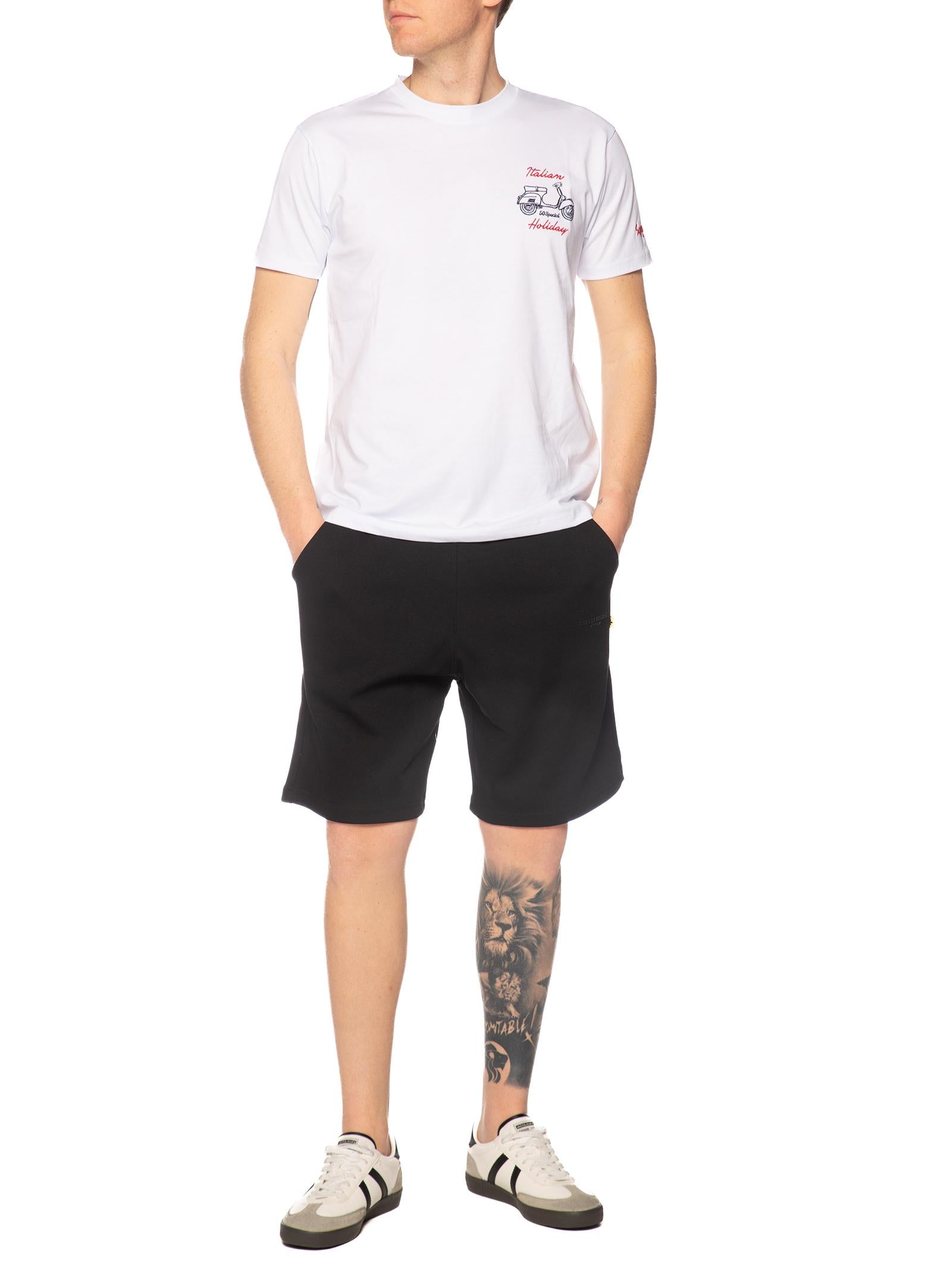 Bermuda Superculture Nero in felpa BOY-I NERO SUPERCULTURE 