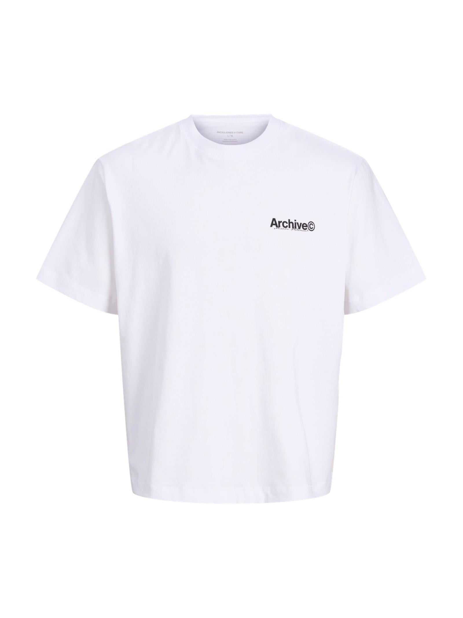 T-shirt Jack & Jones Bianco Mineral cropped 12292951 /Bright White JACK & JONES 