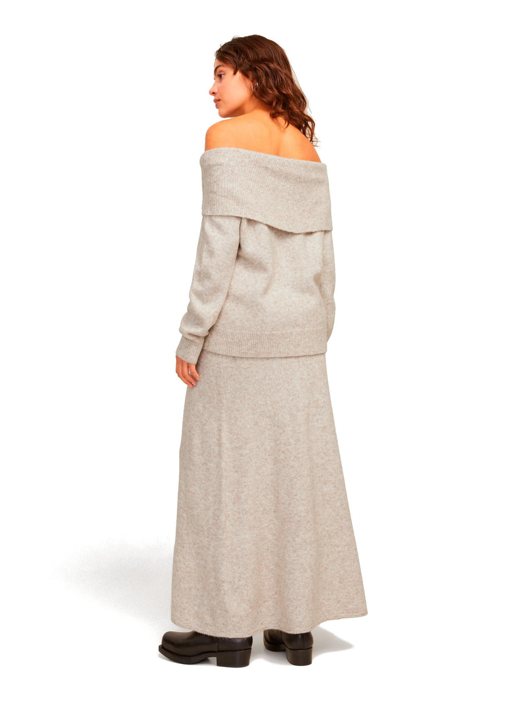 Maglia JJXX Minka Sabbia Loose 12264129 /Fog JJXX 