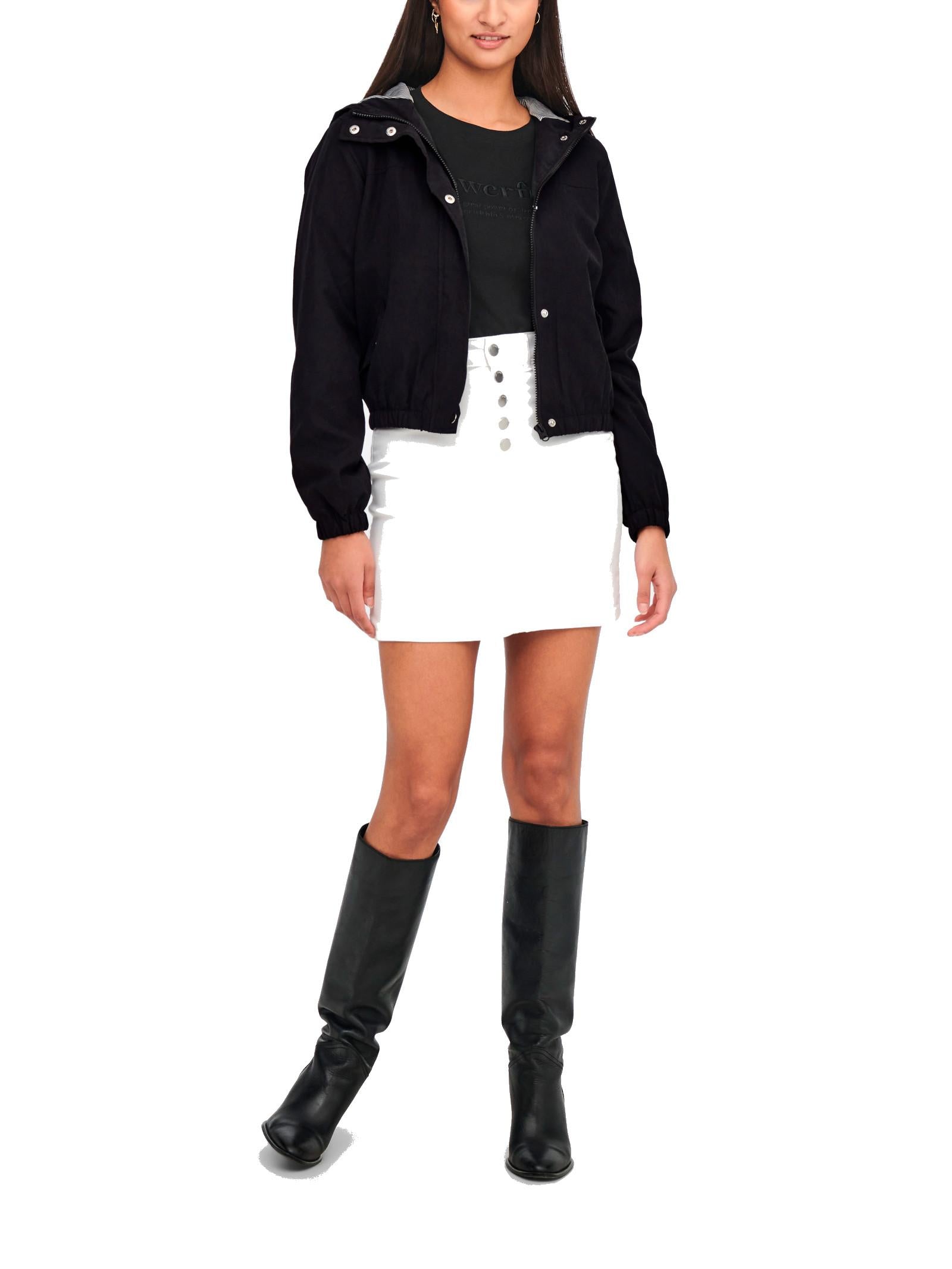 Giubbotto JDY Nero con cappuccio 15236012 /Black JDY 