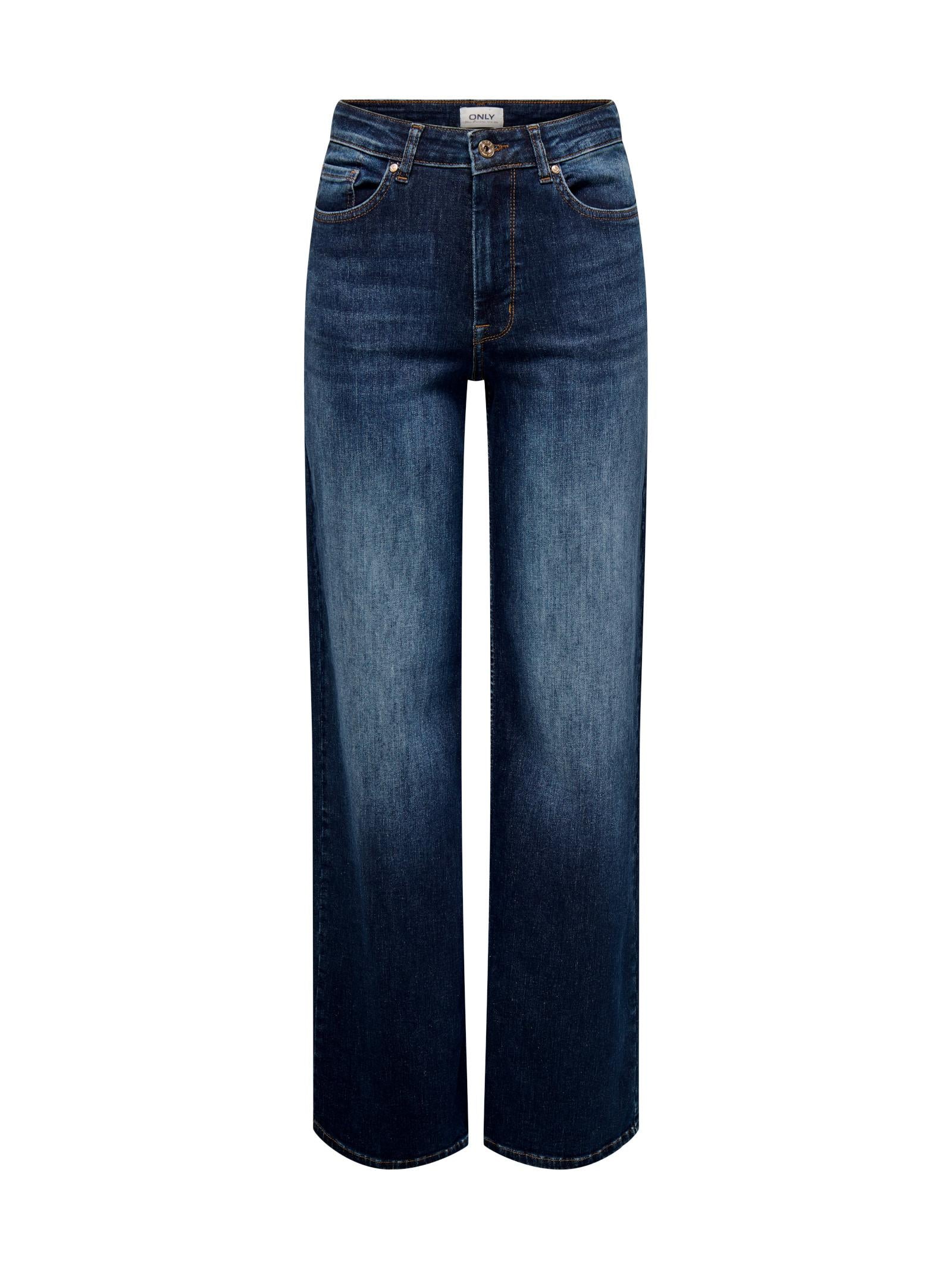 Jeans Only Madison Blush Dark Blue Denim wide leg 15318405 /Dark Blue Denim ONLY 