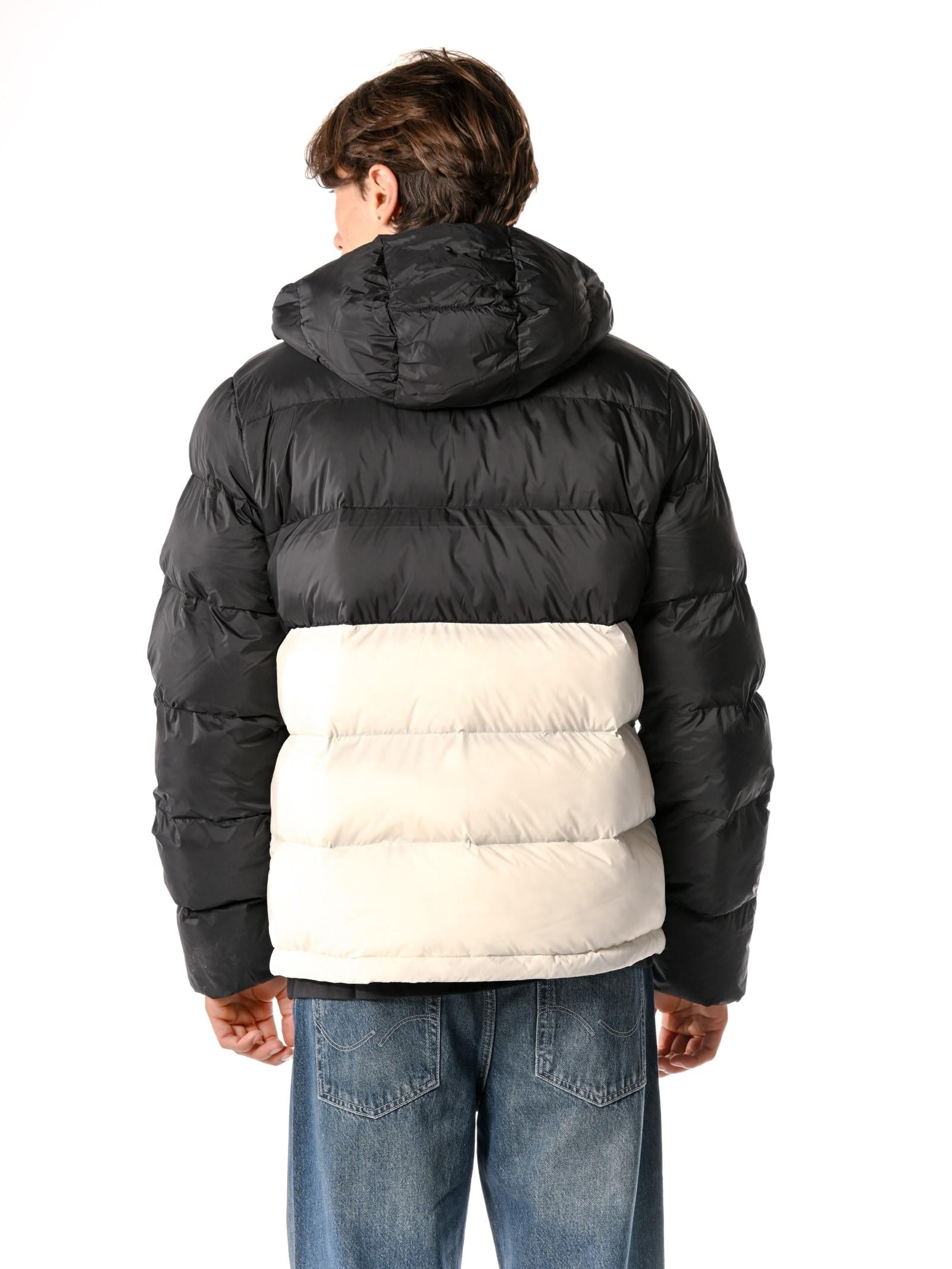 Giubbotto Calvin Klein Nero Panna Puffer LV04RD527G YAS CALVIN KLEIN 