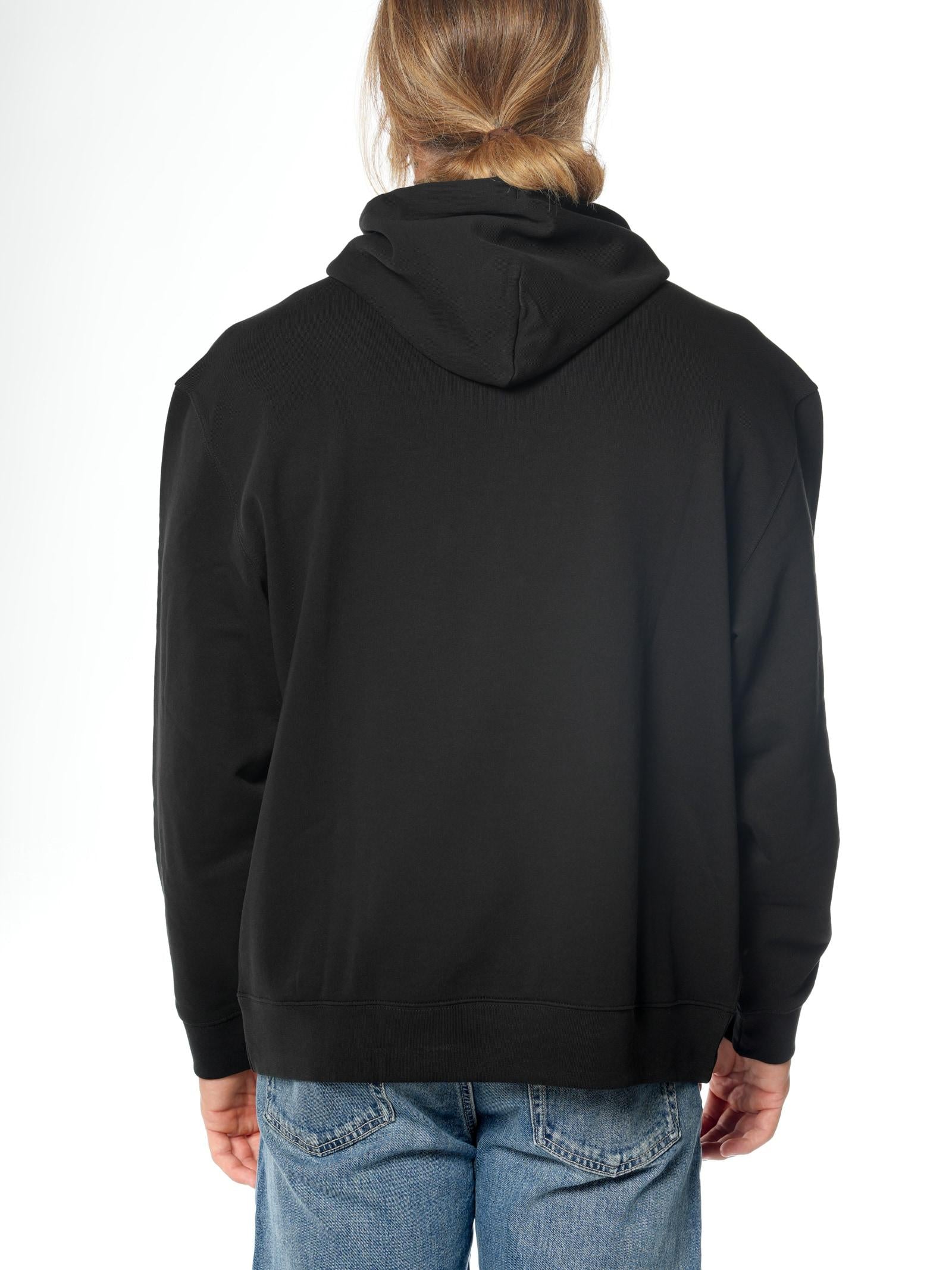 Felpa Calvin Klein Nero Monologo cappuccio LV04RC282G UB1 CALVIN KLEIN 