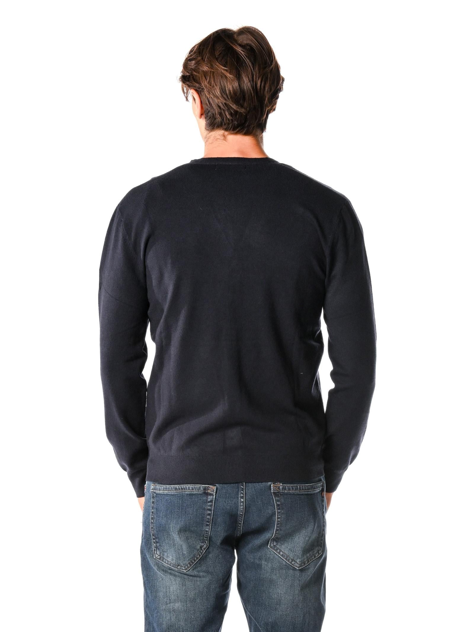 Cardigan Gianni Lupo Blu con bottoni GL513S NAVY GIANNI LUPO 