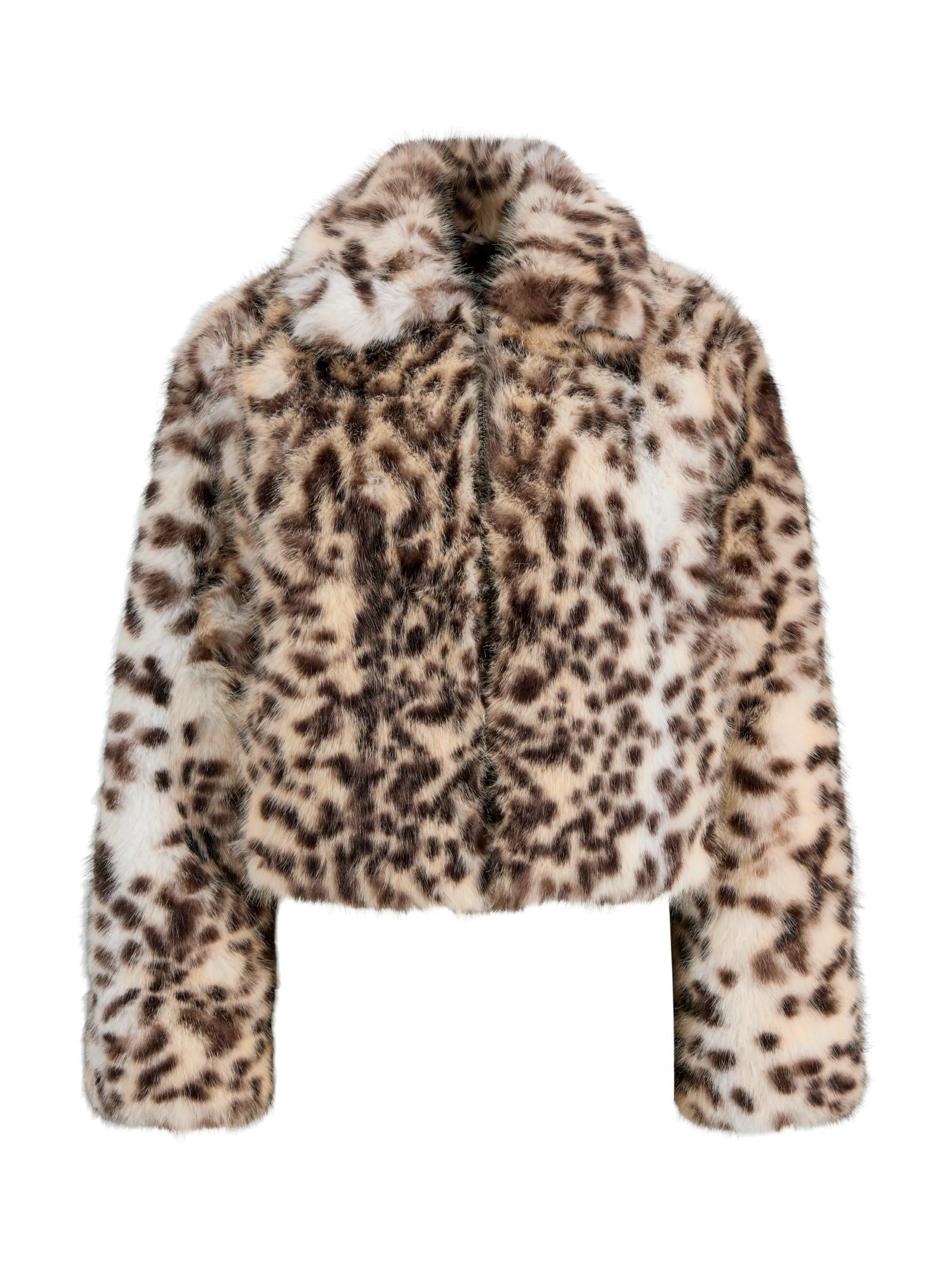 Giubbotto JJXX Tania Maculato con finta pelliccia 12288913 /Bone White JJXX 