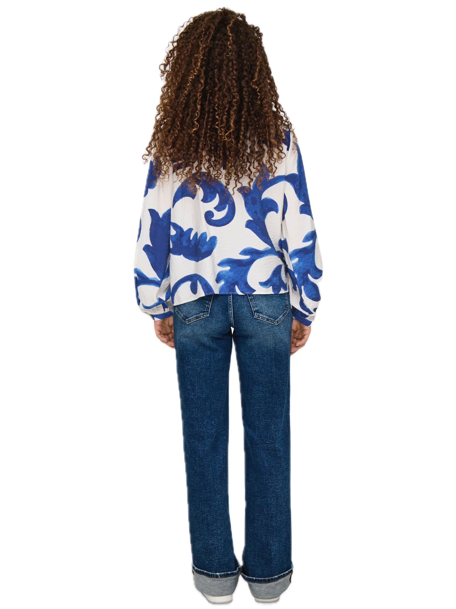 Blusa Jacqueline De Yong Bianco fantasia 15345625 /Birch JDY 