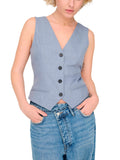 Gilet Only Linda Blu indigo formale 15336753 /Vintage Indigo ONLY 