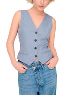 Gilet Only Linda Blu indigo formale 15336753 /Vintage Indigo ONLY 