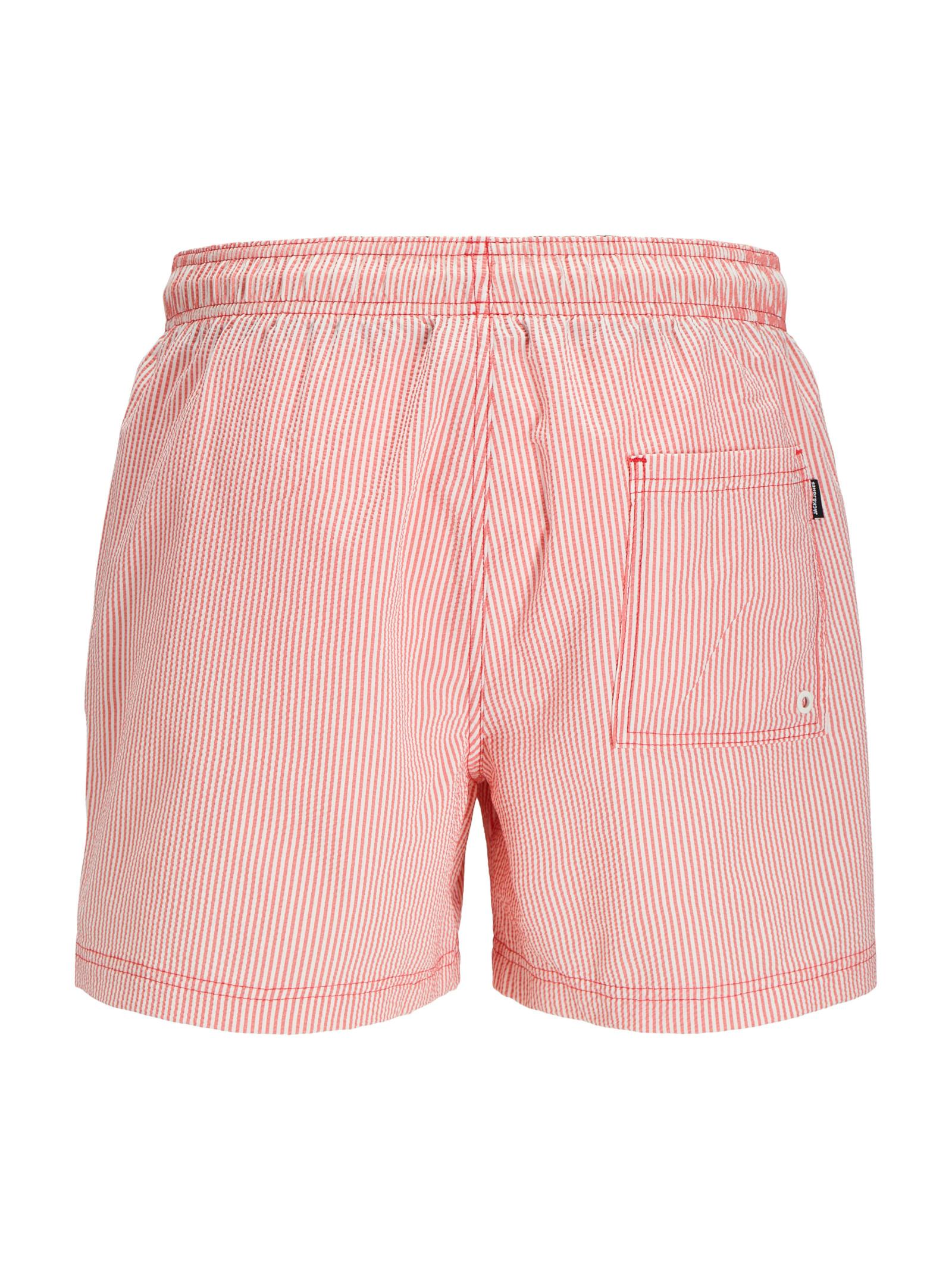 Costume Jack & Jones Maui Riga Rossa seersucker 12272964 /True Red JACK & JONES 