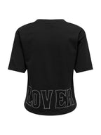 T-shirt Only Rhine Nero cuore 15368901 /Black ONLY 