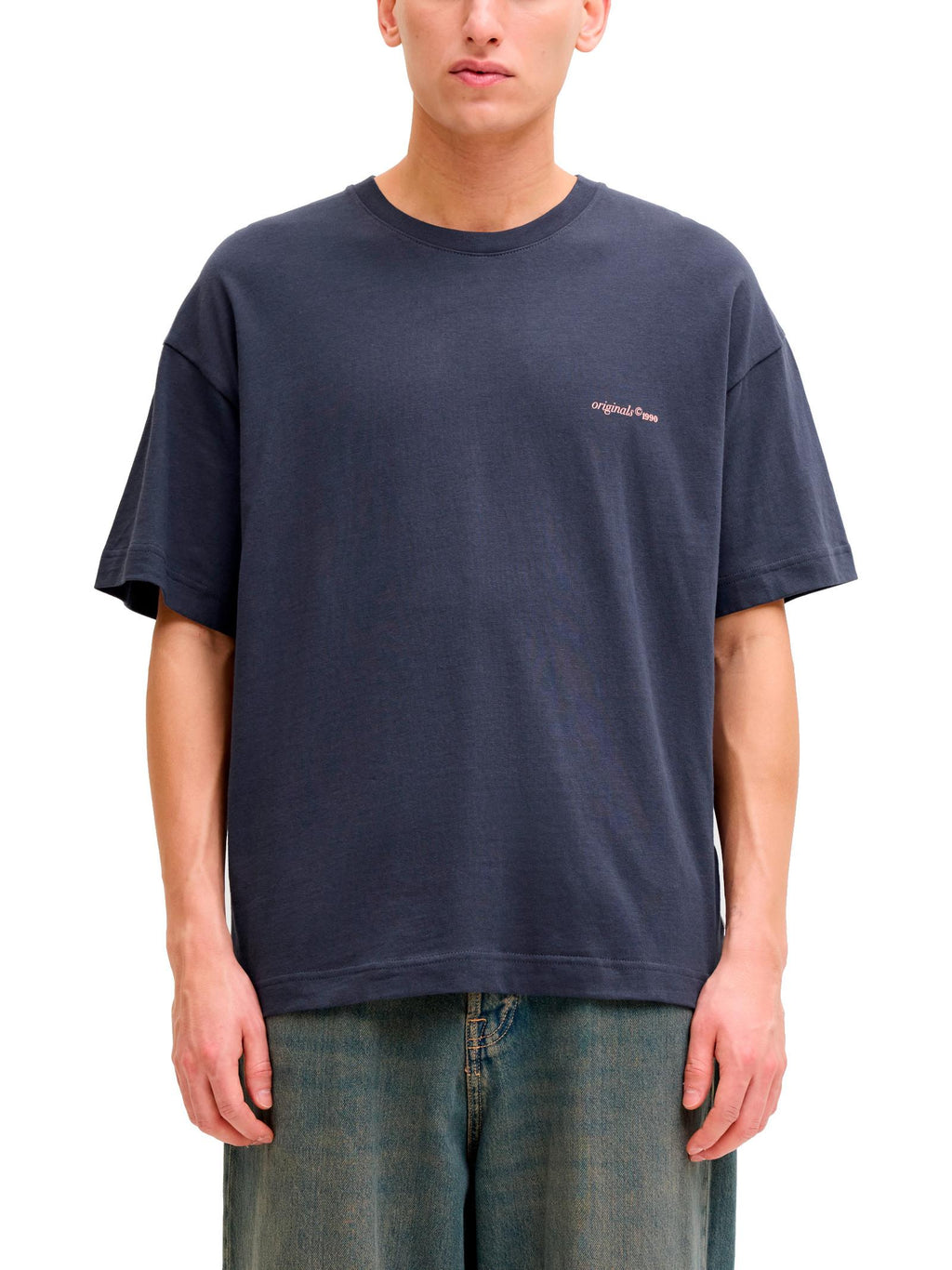 T-shirt Jack & Jones Blu Graphic stampa 12290892 /Odyssey Gray JACK & JONES 