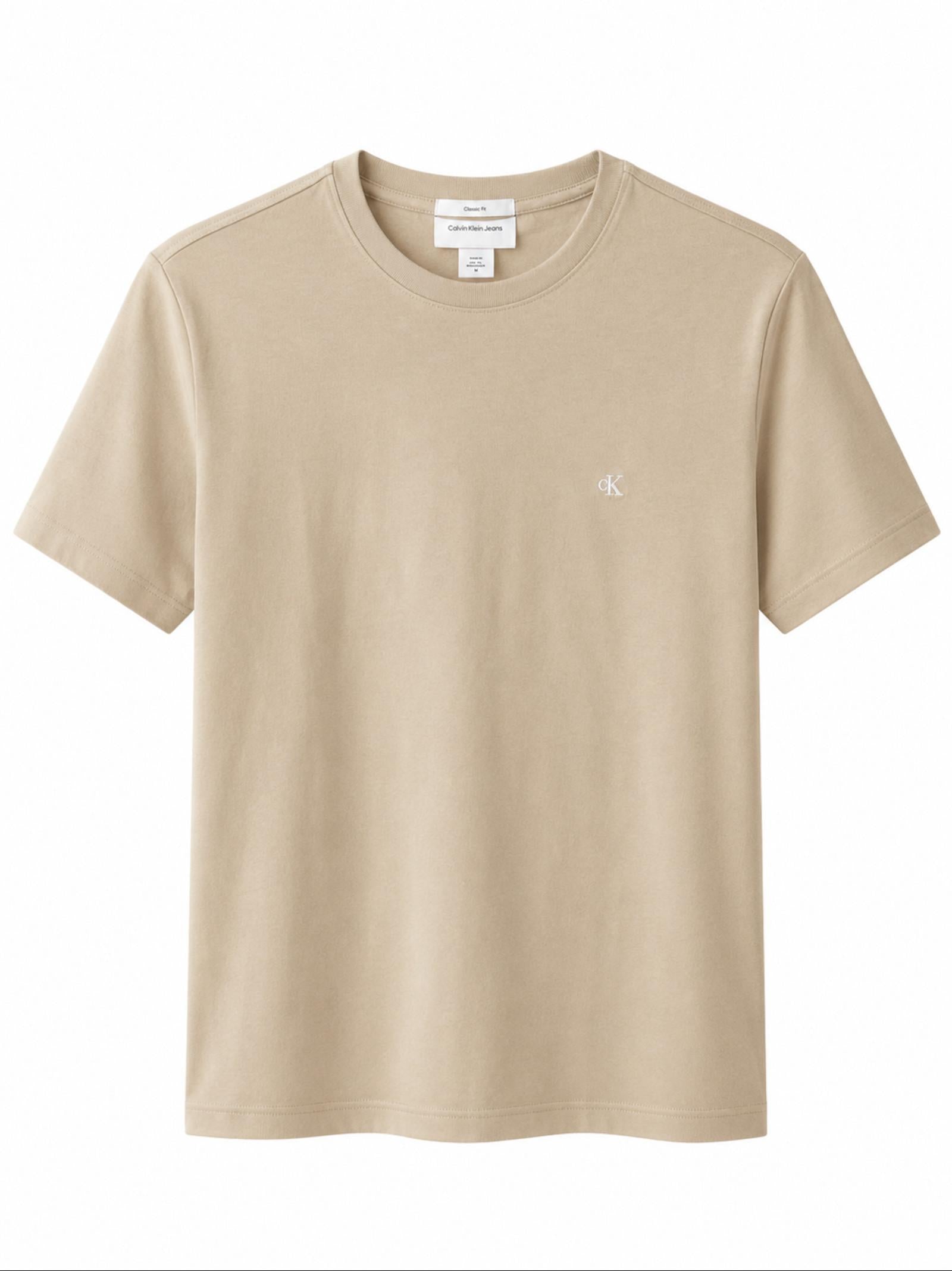 T-shirt Calvin Klein Beige Monogram LV14RD254G PF0 CALVIN KLEIN 