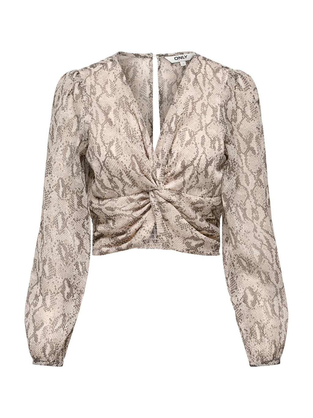 Blusa Only Pitone Sadia con nodo 15344797 /Pastel Parchment ONLY 