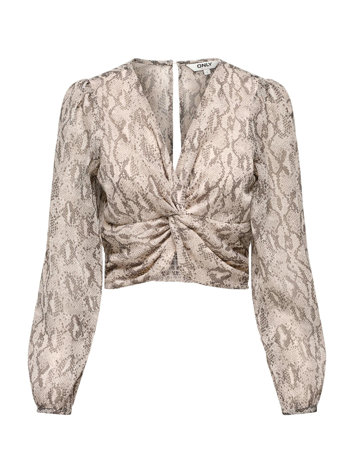 Blusa Only Pitone Sadia con nodo 15344797 /Pastel Parchment ONLY 