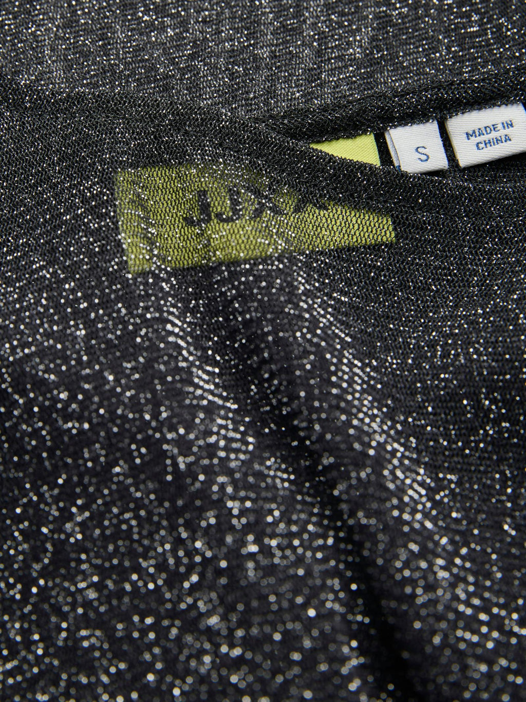 T-shirt JJXX Melia Nero con glitter 12290456 /Black JJXX 