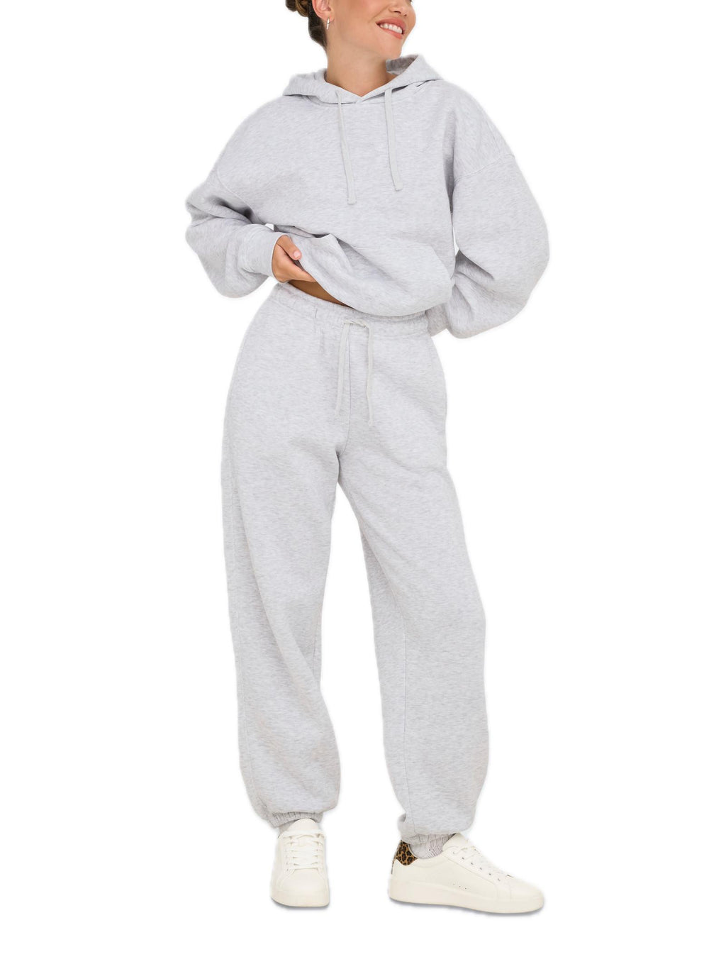 Pantalone Only Best Grigio in felpa 15357504 /Light Grey Melange ONLY 