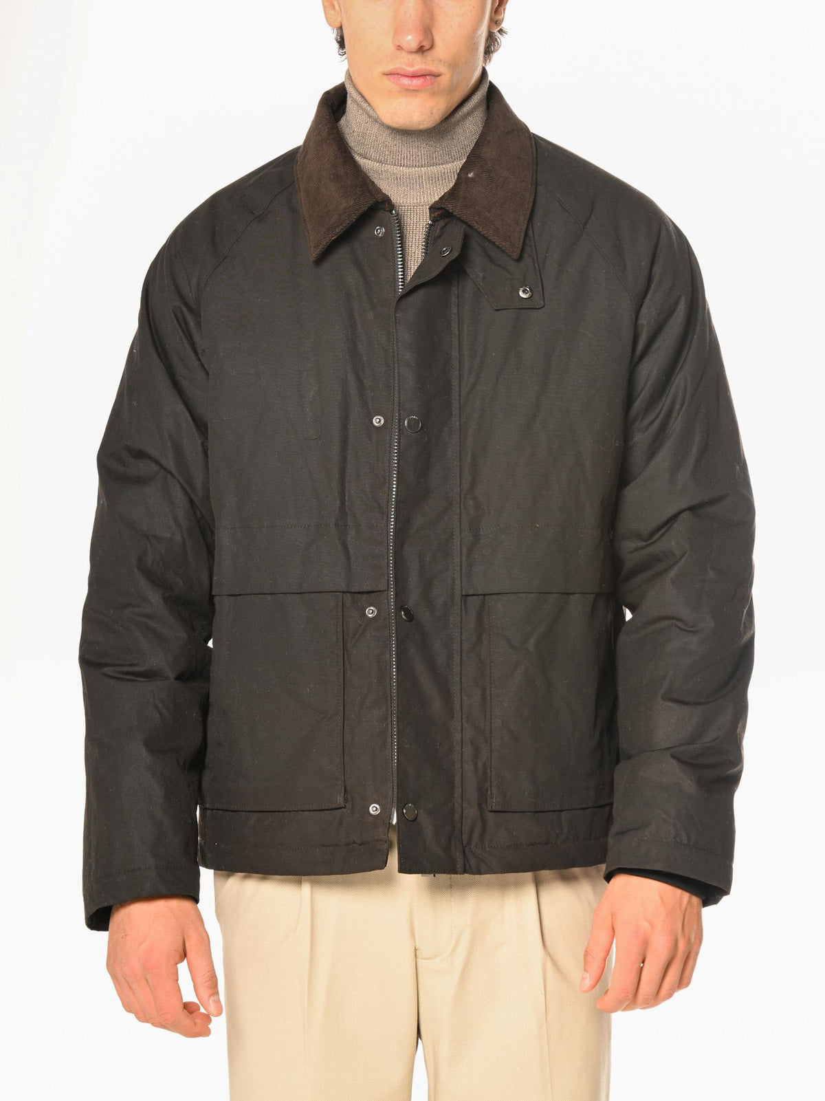 Giubbotto Seinse Moro stile barbour GBI1076 MORO SEINSE 