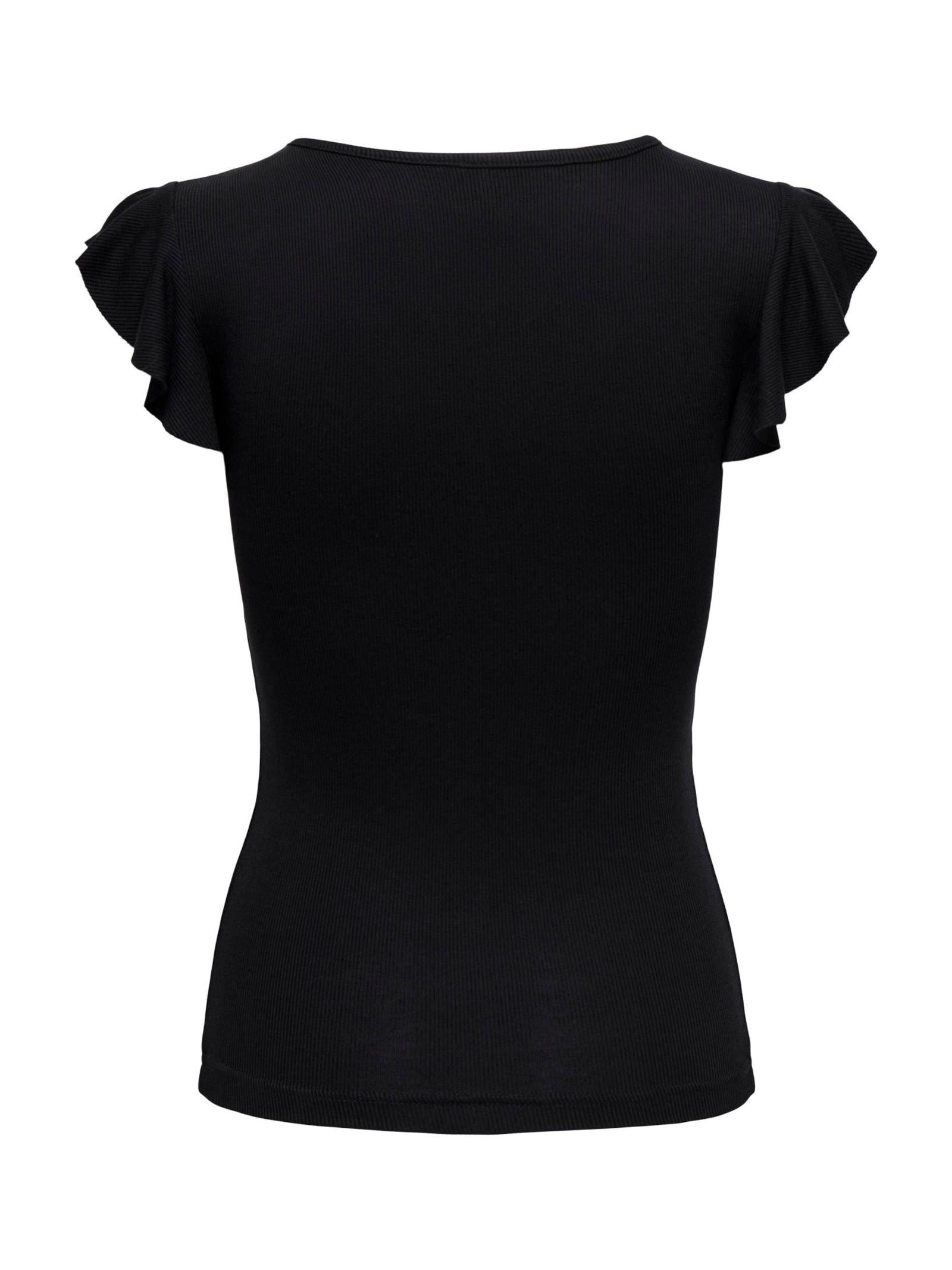 T-shirt Only Belia Nero manica corta 15227187 /Black ONLY 