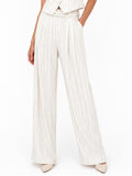 Pantalone Imerial Panna gessato P3ZQLAF PANNA IMPERIAL 