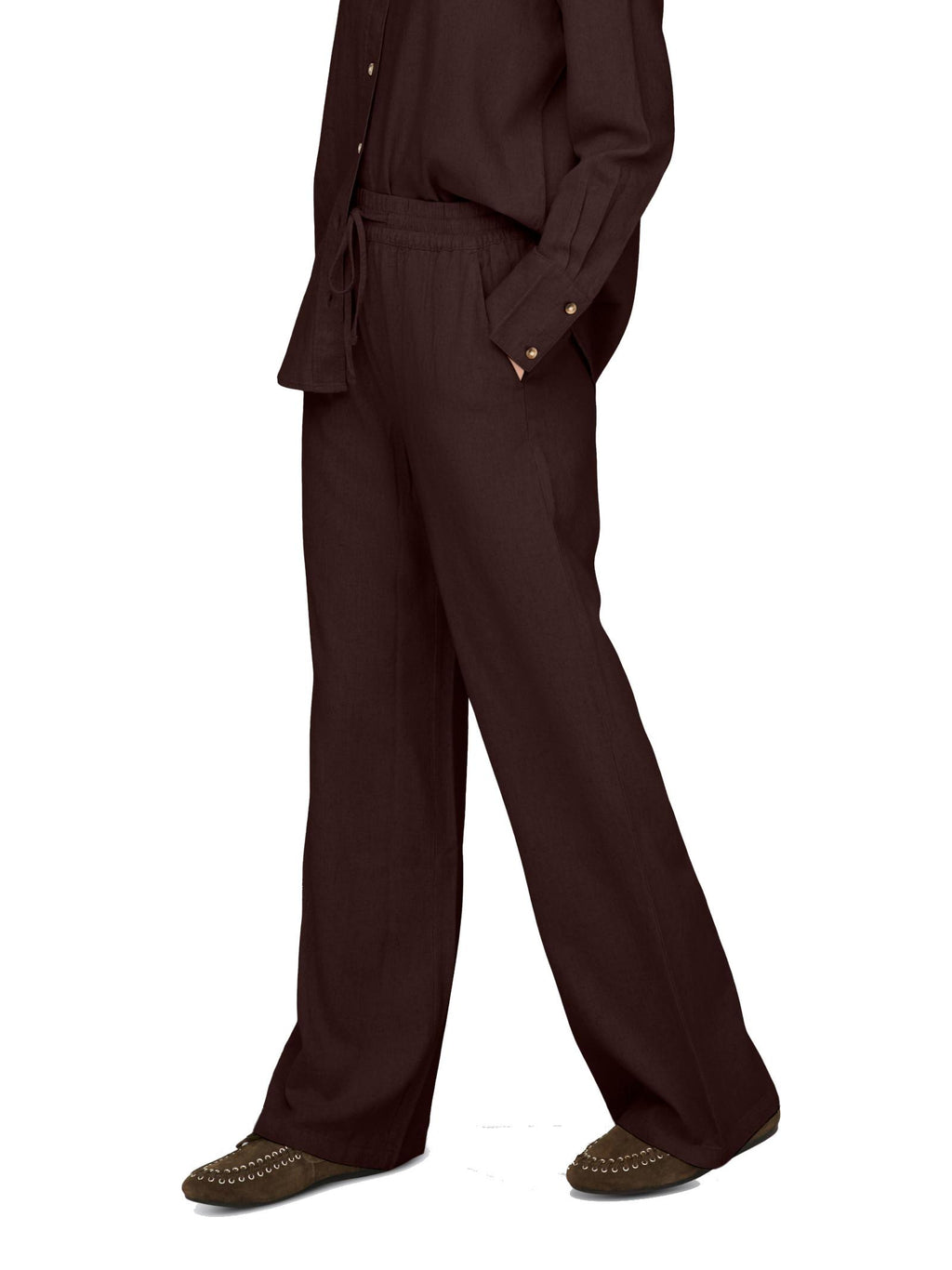 Pantalone JDY Marrone Say Loose 15318361 /Chocolate Torte JDY 