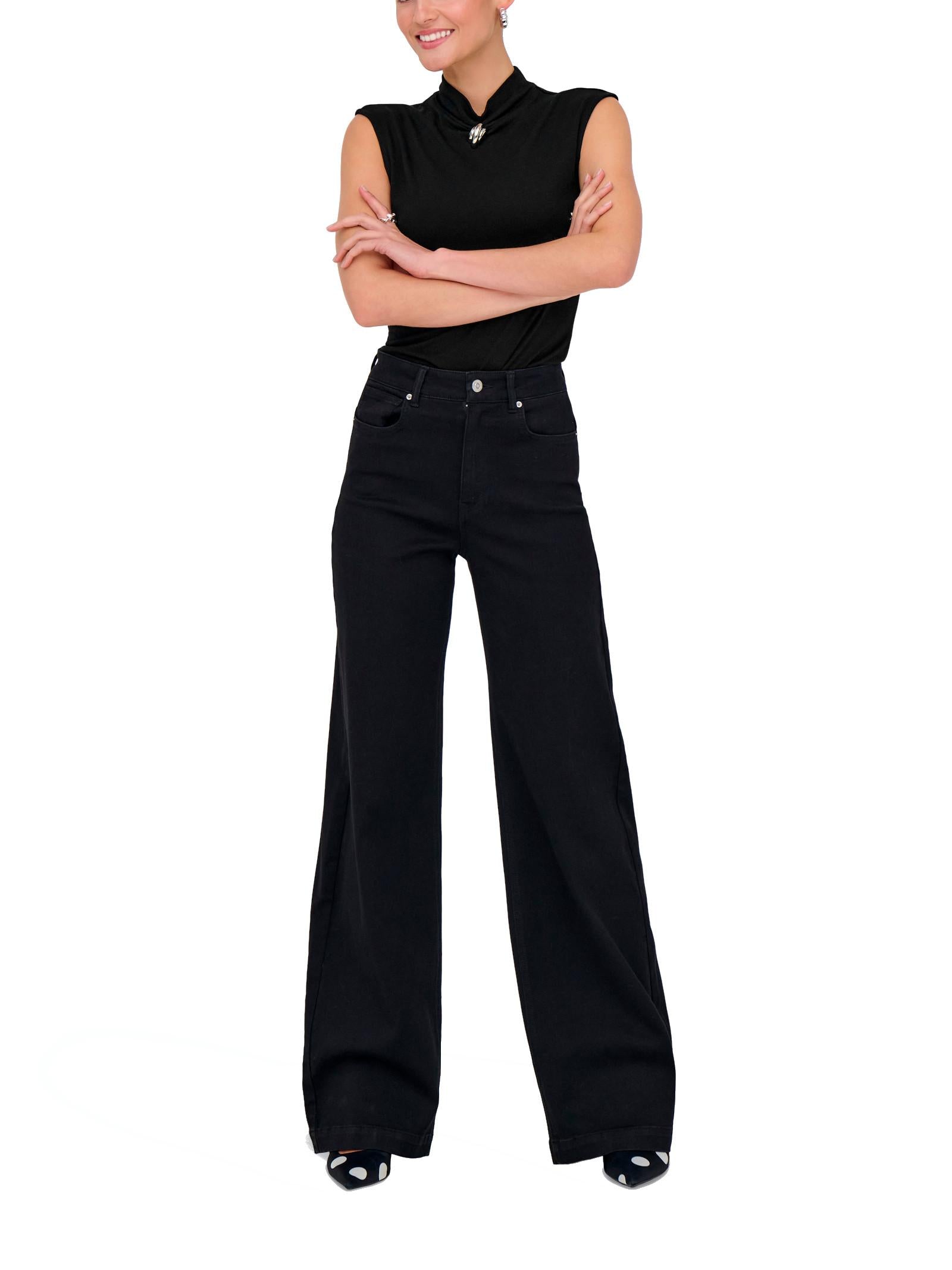 T-shirt JDY Ally Nero smanicato 15361293 /Black JDY 