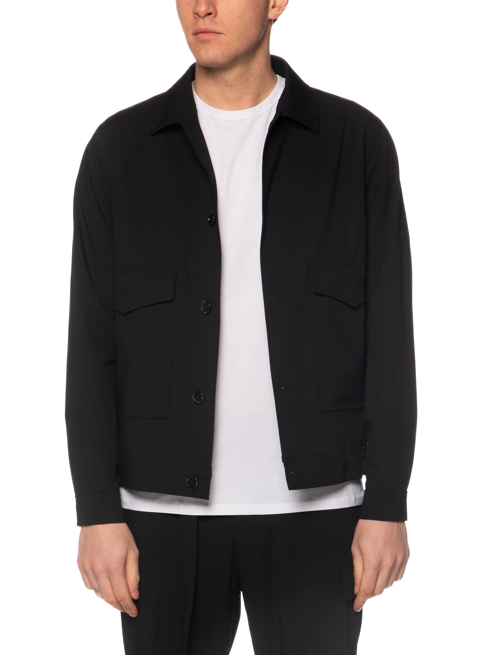 Overshirt Seinse Nero punto milano GBE1112 NERO SEINSE 