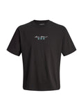 T-shirt Jack & Jones Nero Dust stampa 12292994 /Black JACK & JONES 