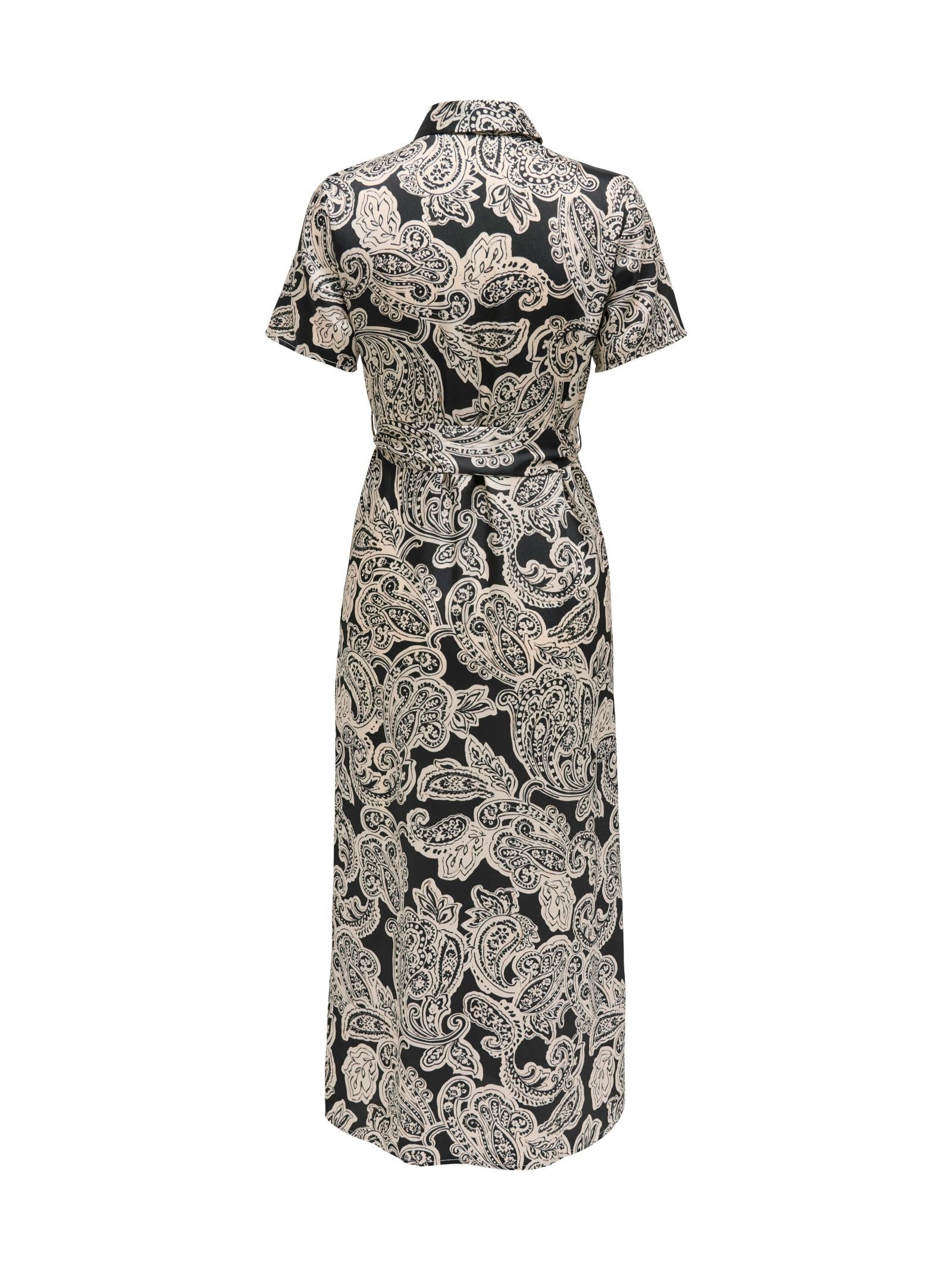 Abito Only Nero Paula con cinturino 15341613 /Black ONLY 