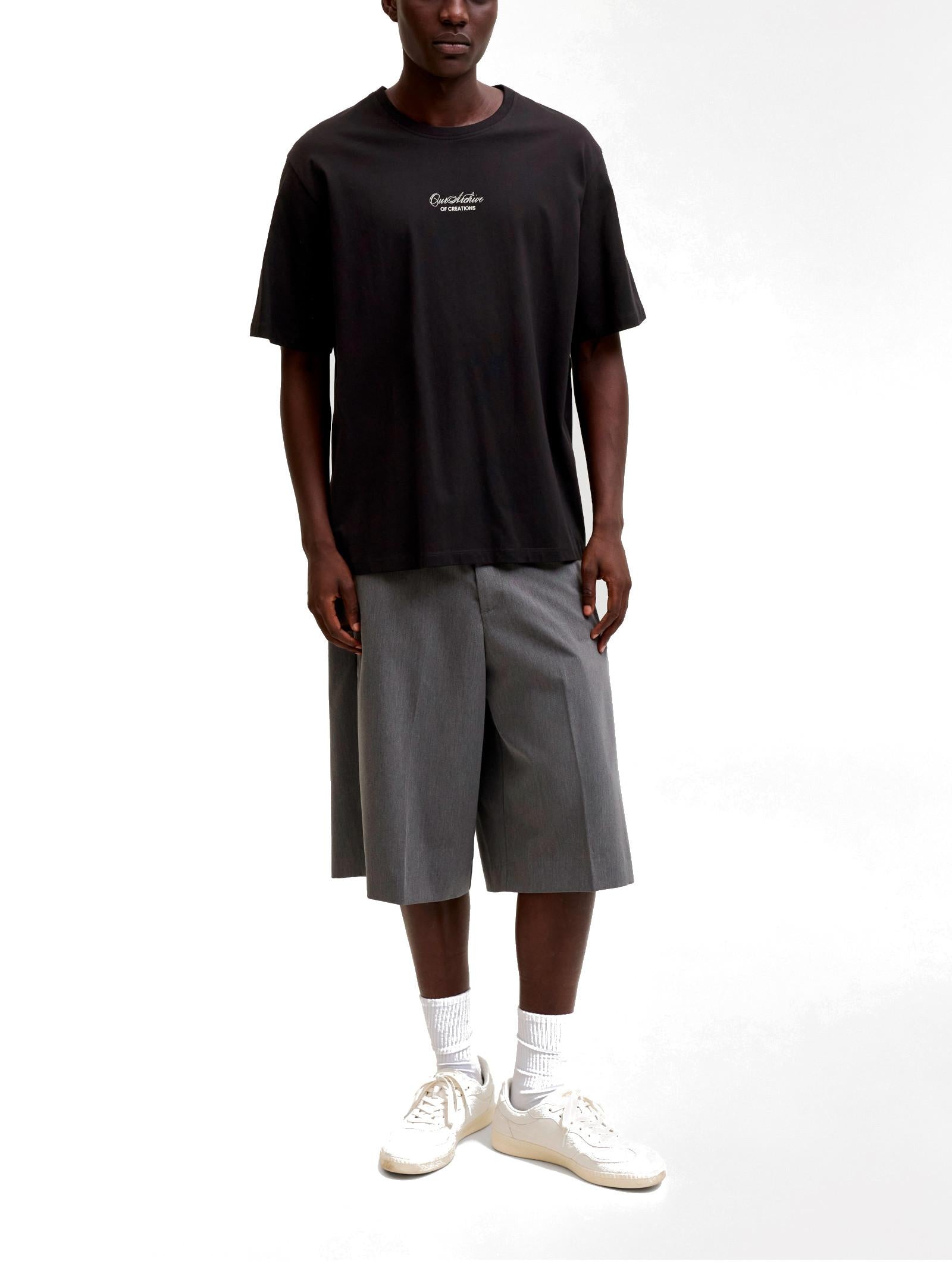 T-shirt Jack & Jones Art Nero stampa 12288095 /Black JACK & JONES 