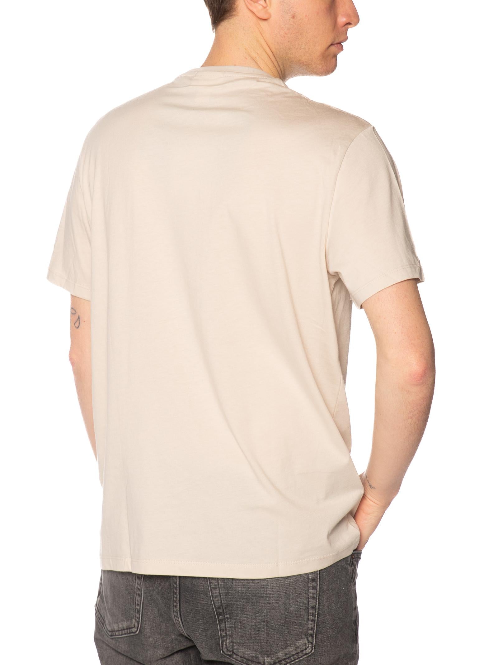 T-shirt Calvin Klein Beige Badge LV04RC272G 2JX CALVIN KLEIN 