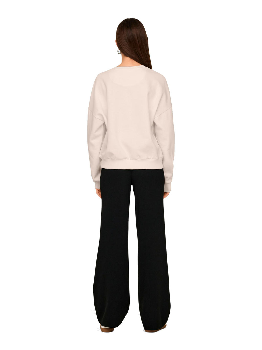 Felpa Only Rolling Stones Ecru stampa 15345927 /Ecru ONLY 