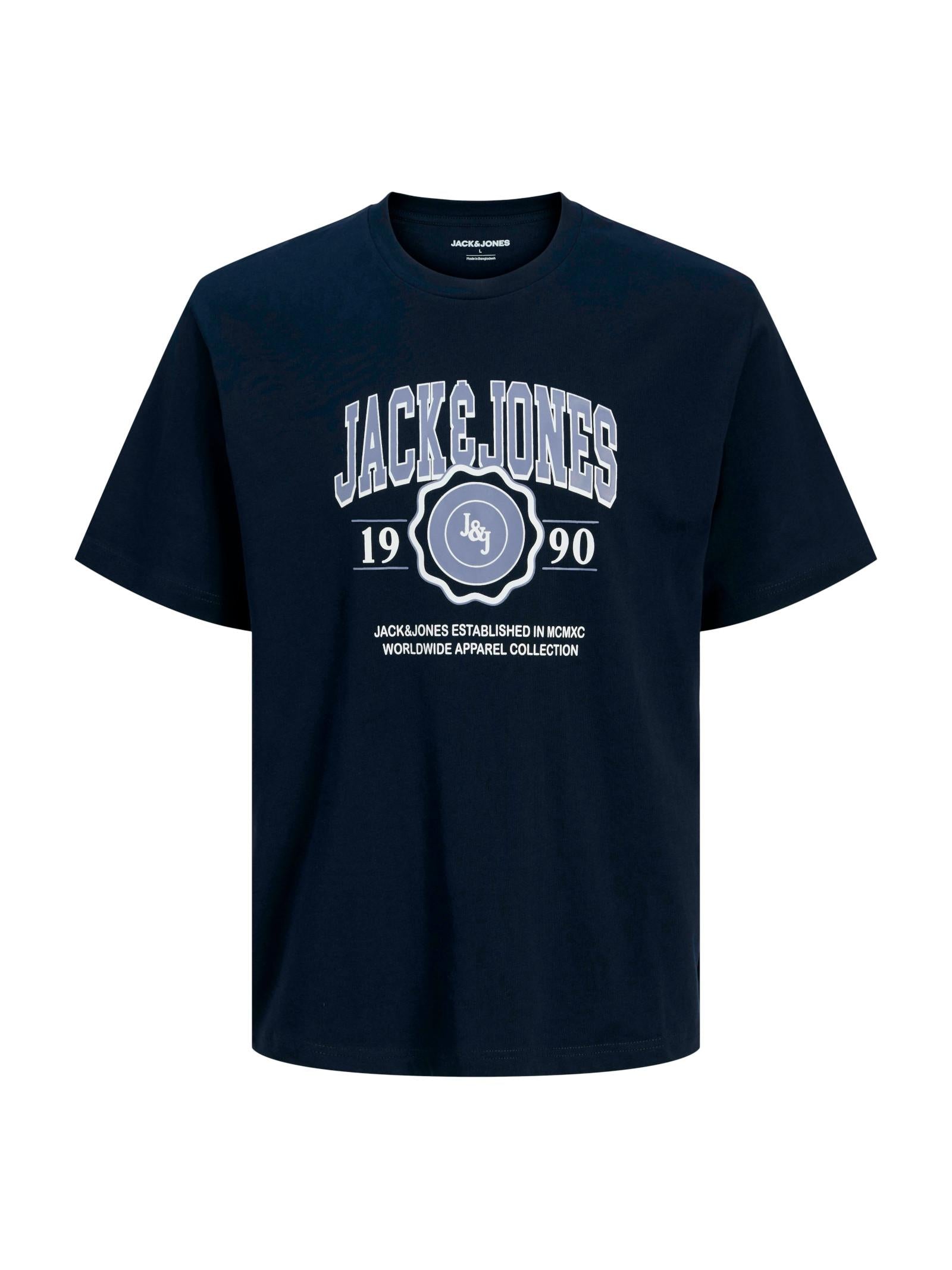 T-shirt Jack & Jones Mako Blu stampa 12278642 /Sky Captain JACK & JONES 