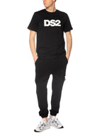 T-shirt DS2 Nero stampa big SS26272 NERO DS2 