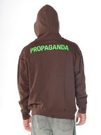 Felpa Propaganda Marrone Logo classic FE428 MARRONE PROPAGANDA 