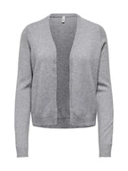 Cardigan Only Grigio Princess aperto 15379256 /Ultimate Grey ONLY 