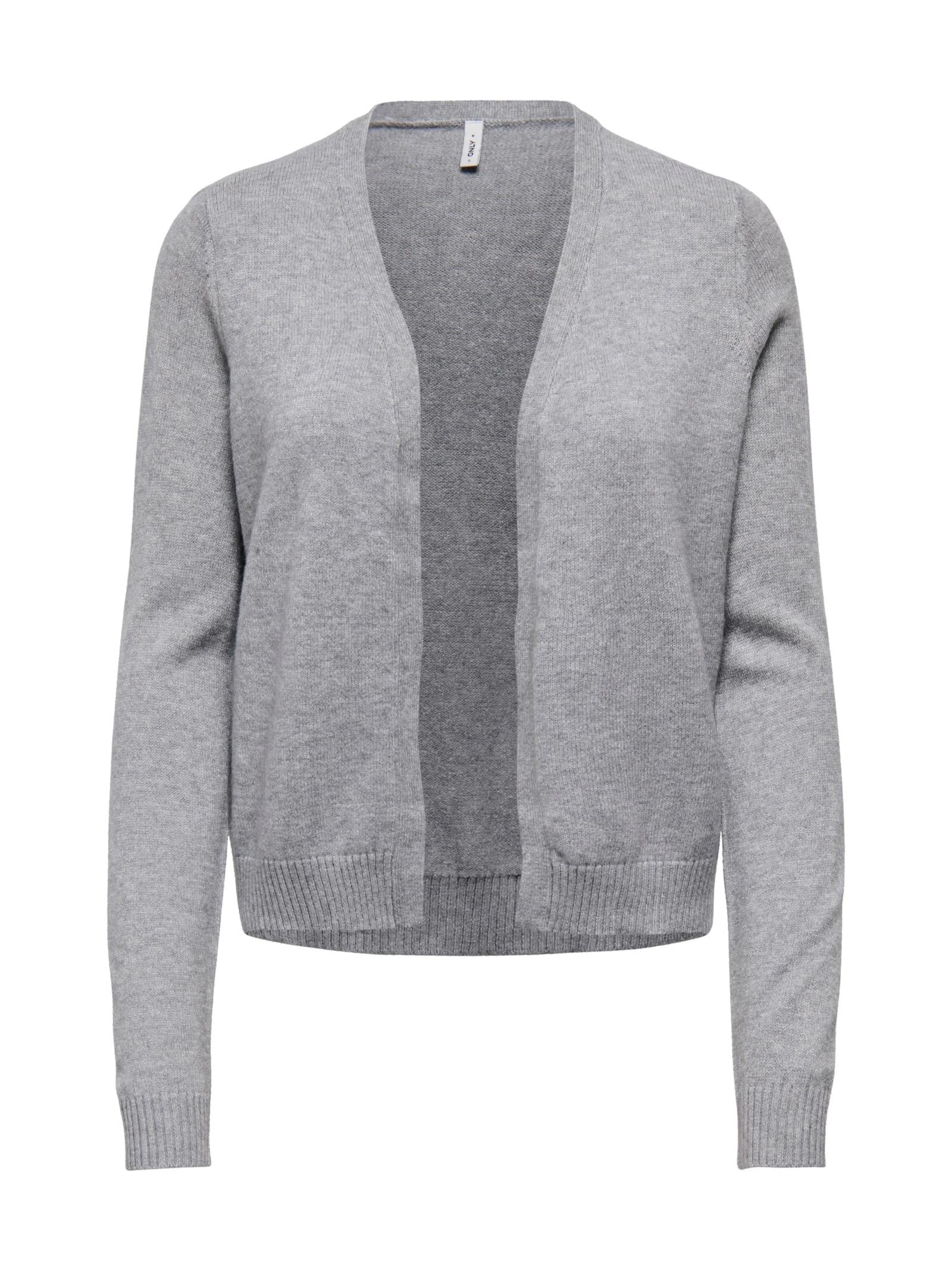 Cardigan Only Grigio Princess aperto 15379256 /Ultimate Grey ONLY 