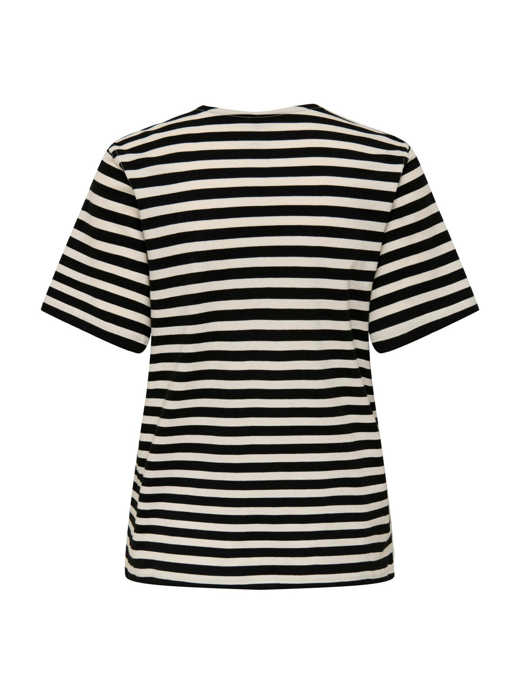 T-shirt Only Livina Bianco nero a righe 15359677 /Black ONLY 